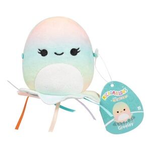 GREELEY Squishmallows Jellyfish Micromallows 2.5" NWT Plush- S1